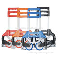 Hot sale rolling aluminum folding truck two wheels luggage trolley cart